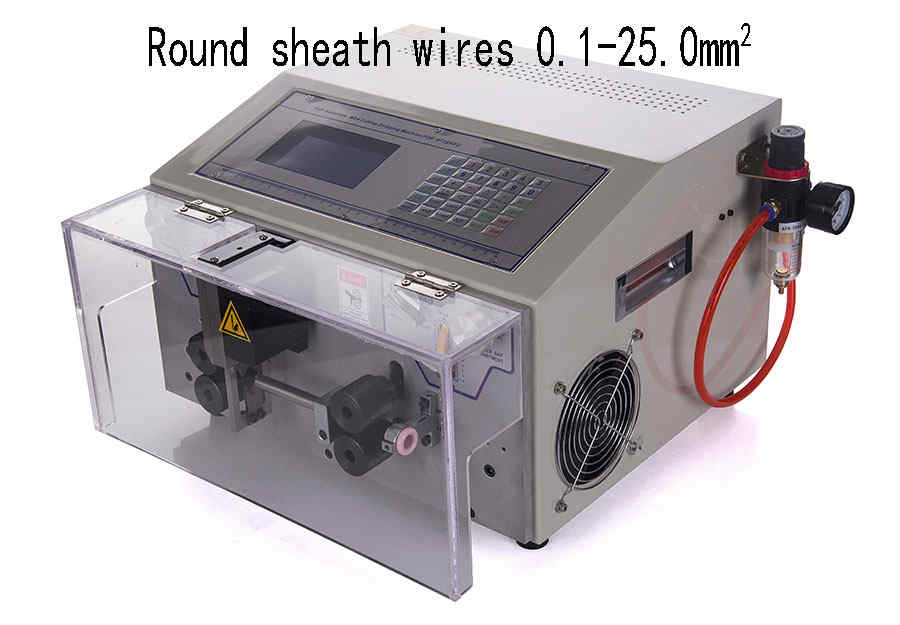 Как работать на станке для резки и зачистки кабеля WPM-09HT2