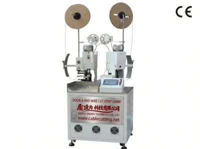 Автоматический станок резки, зачистки и обжима провода с двух сторон Wire Cut Strip Crimp Machine - Автоматическая машина для обжима клемм