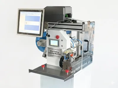 Полуавтоматическая машина для складывания и маркировки проводов JW-T107