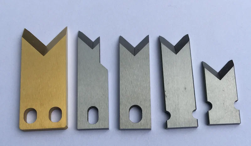 Прочные лезвия серии Komax, лезвия других серий, лезвия для зачистки кабеля