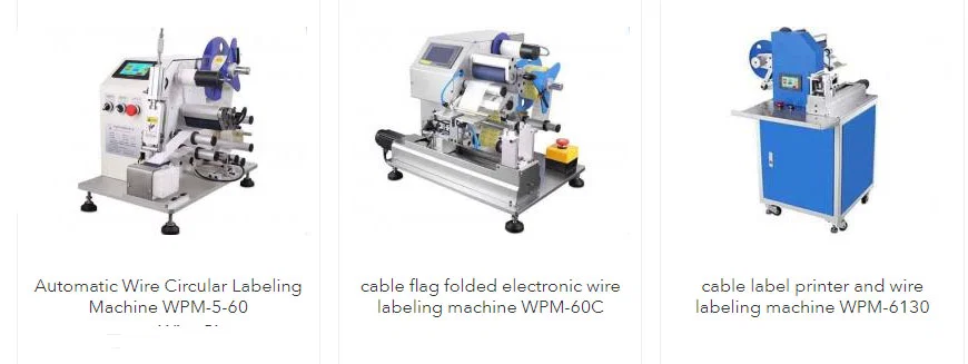 машины для маркировки кабелей (флажковые, круговые, складные, печатные модели) для четкой, долговечной маркировки проводов/кабелей для улучшения идентификации и организации.