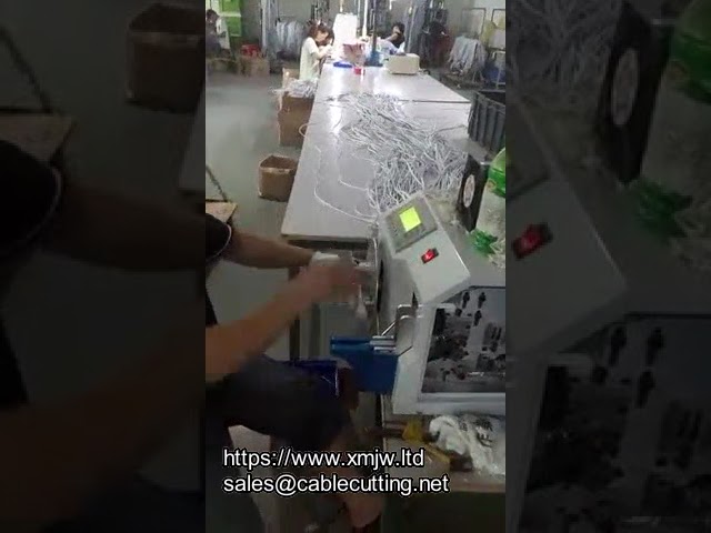 Automatic USB Cable Wire Coil Winding and Binding Machine