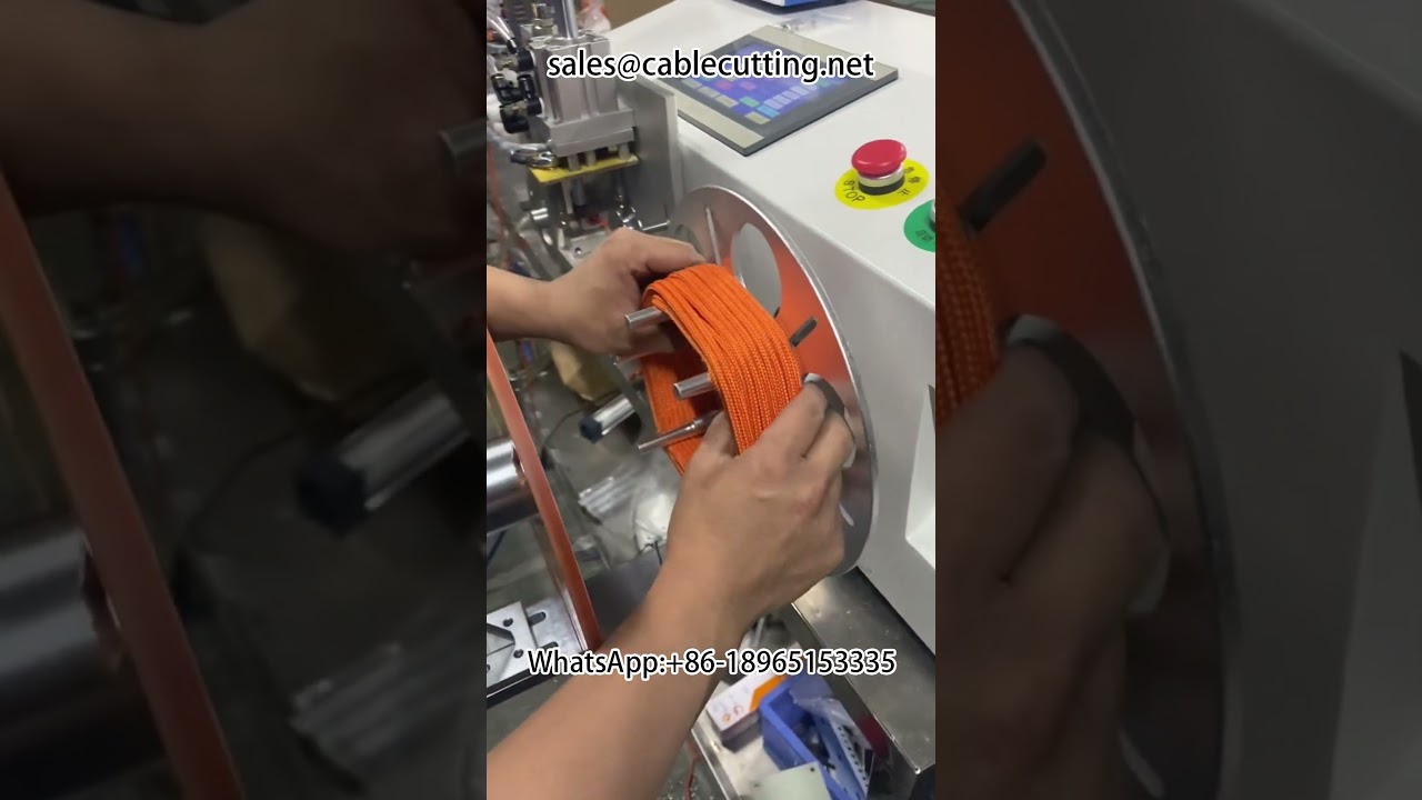 Meter Counting, Winding, and Tying Machine for Rope, Wire, and Tube