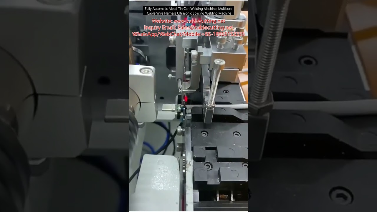 Fully Automatic Metal Tin Can Welding Machine & Multicore Cable Wire Harness Ultrasonic Splicing