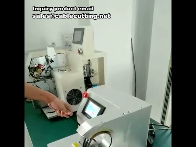 Лентообмоточная машина для жгутов проводов | Обмотка и намотка кабелей