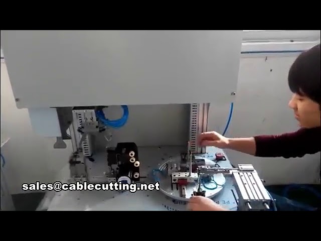 Автоматическая машина для намотки и обвязки мелких кабелей и мышиных линий