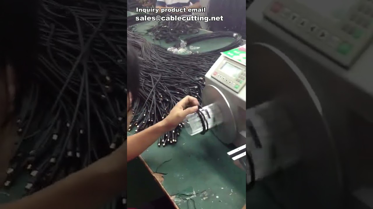 Automated Cable Winding and Tying Machine for Industrial Wire Processing