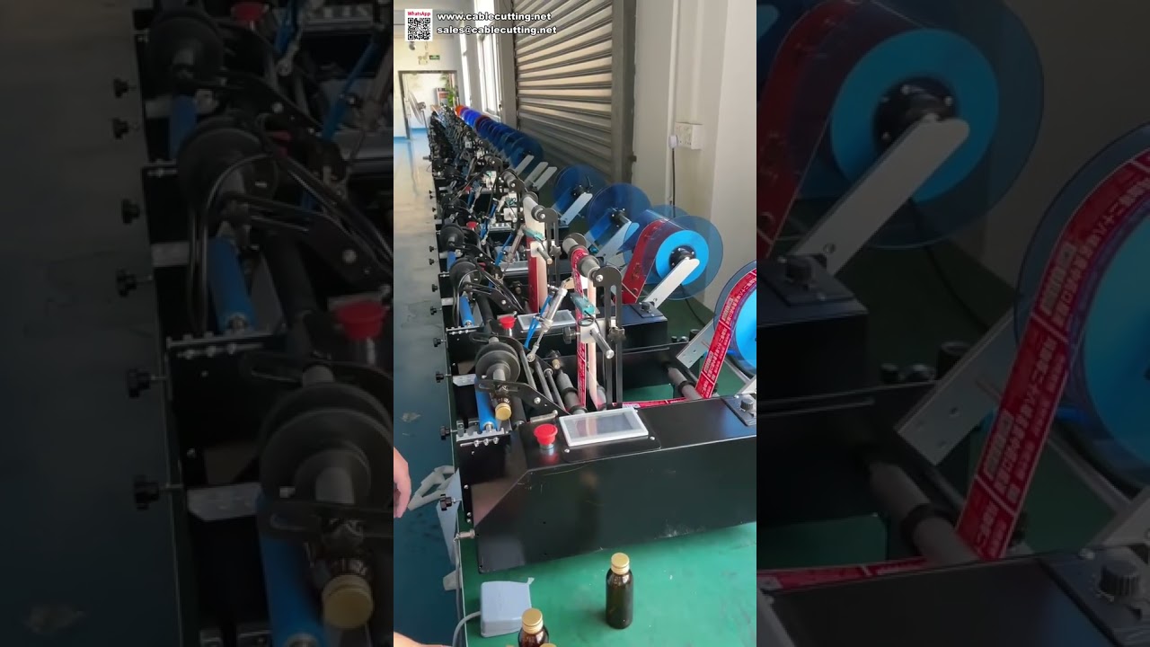 Полуавтоматическая этикетировочная машина для круглых бутылок с ручной подачей – быстрый аппликатор наклеек для банок и жестяных банок