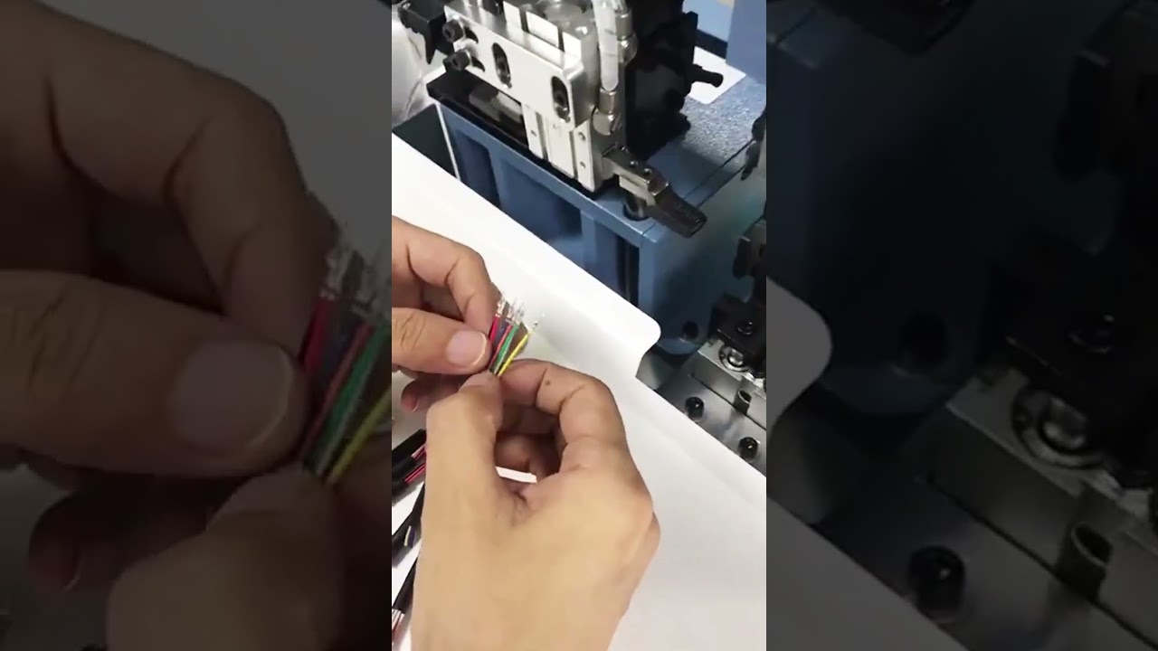 Универсальный станок для зачистки и обжима многожильных проводов для кабелей и жгутов