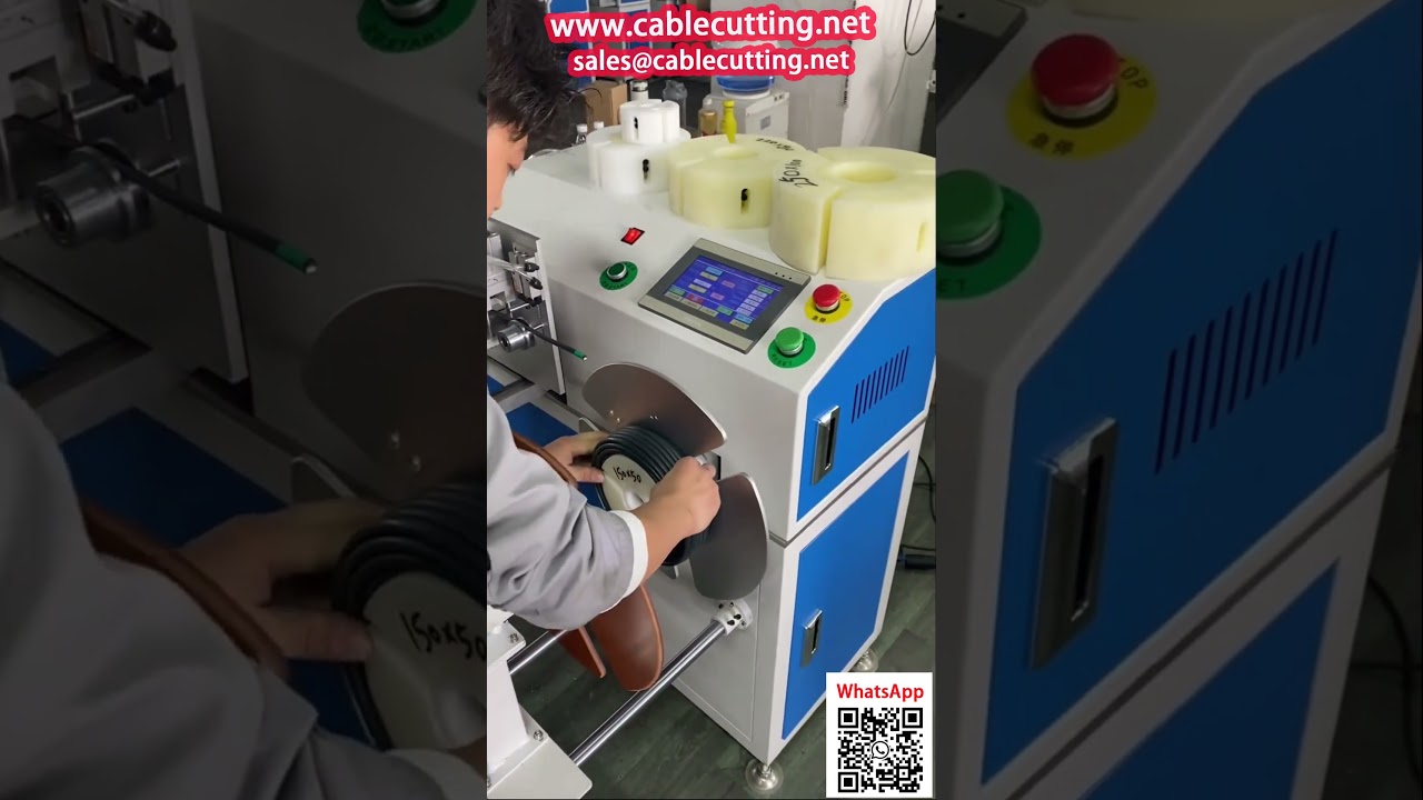 Coaxial Cable Rewinder and Counter for Power Cords, Sheathed Cables