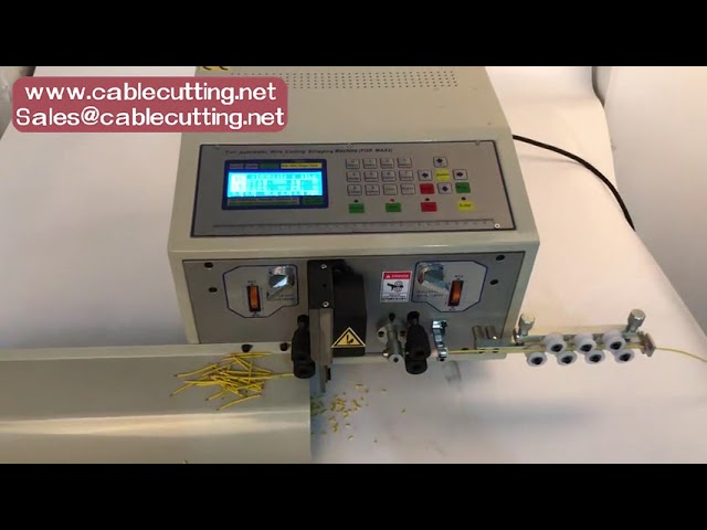 8-sqmm Fully Automatic Electric Wire Stripping Machine for Cable Cutting and Stripping