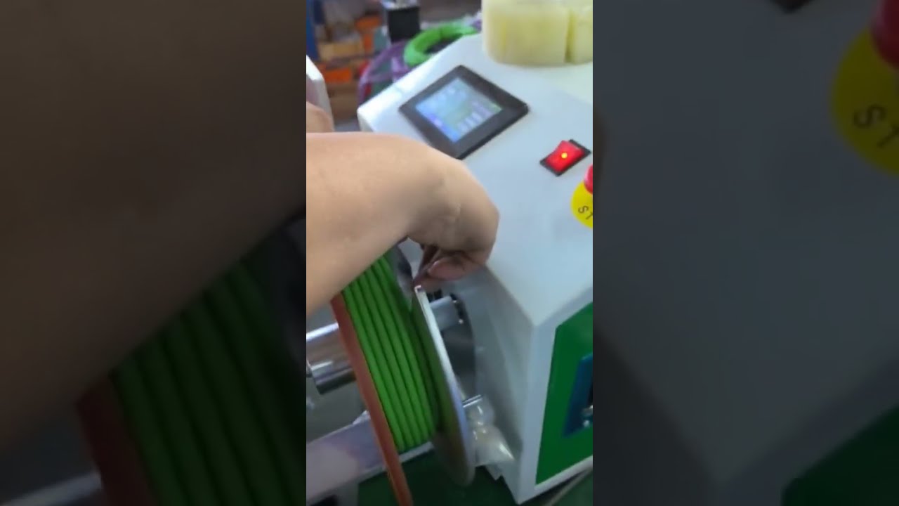Универсальный автоматический станок для намотки провода с траверсой #завод #оборудование