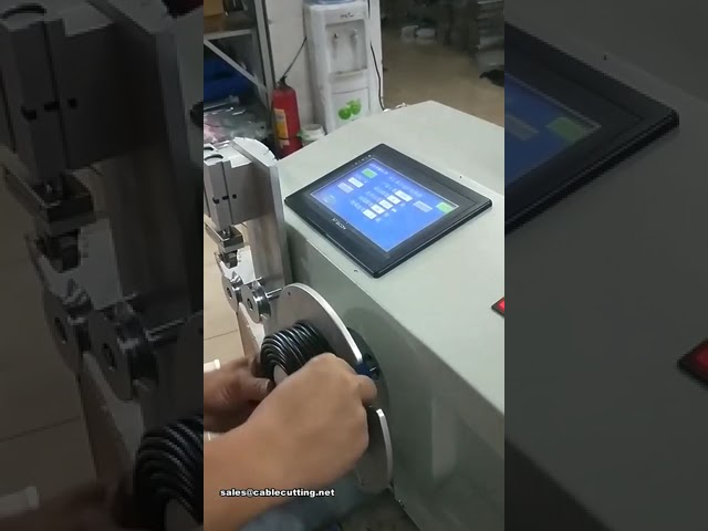 Automatic Integrated Cable Measuring and Winding Machine