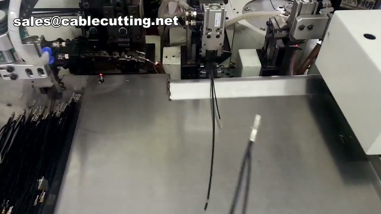 Automatic Two-Wire Combined Crimping Machine for Factory Automation