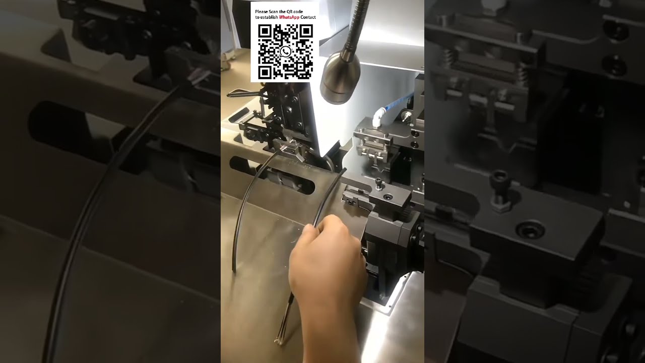 Automatic Jacketed Cable Processor for One-Step Outer-Inner Stripping & Crimping of Multi-Core Wires