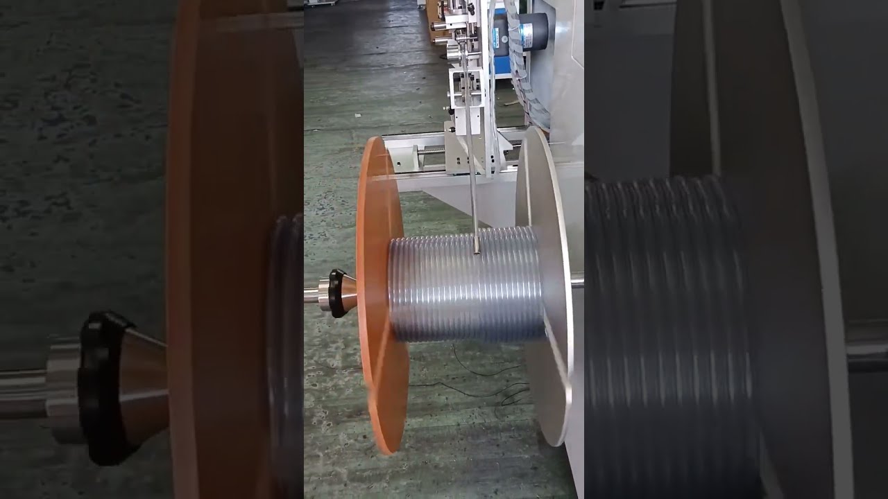 Automatic Meter Counting, Traversing, Cutting & Tube Coiling Machine 50kg Capacity for PU Air Hose