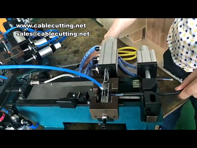 3F-4F Pneumatic Wire Stripping Machine, 310 Vertical/Horizontal Cable Stripper for Large Sheaths