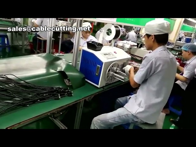 DC and AC-DC Power Cable Winding and Tying Machine