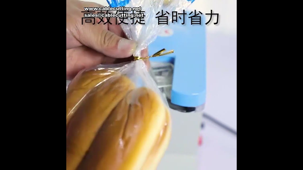 Automatic Gold Wire Sealing and Tying Machine for Plastic Film Bags