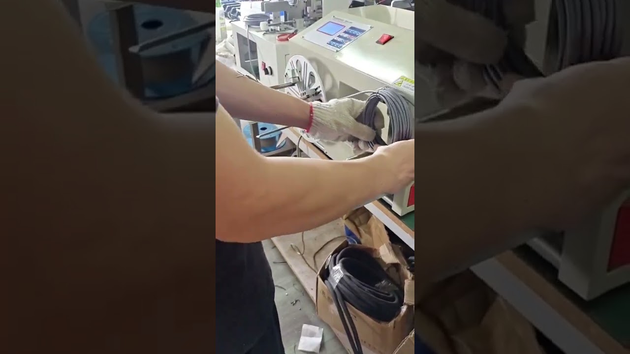 Fast & Easy Wire Winding and Tying Machine for Data and Power Cords