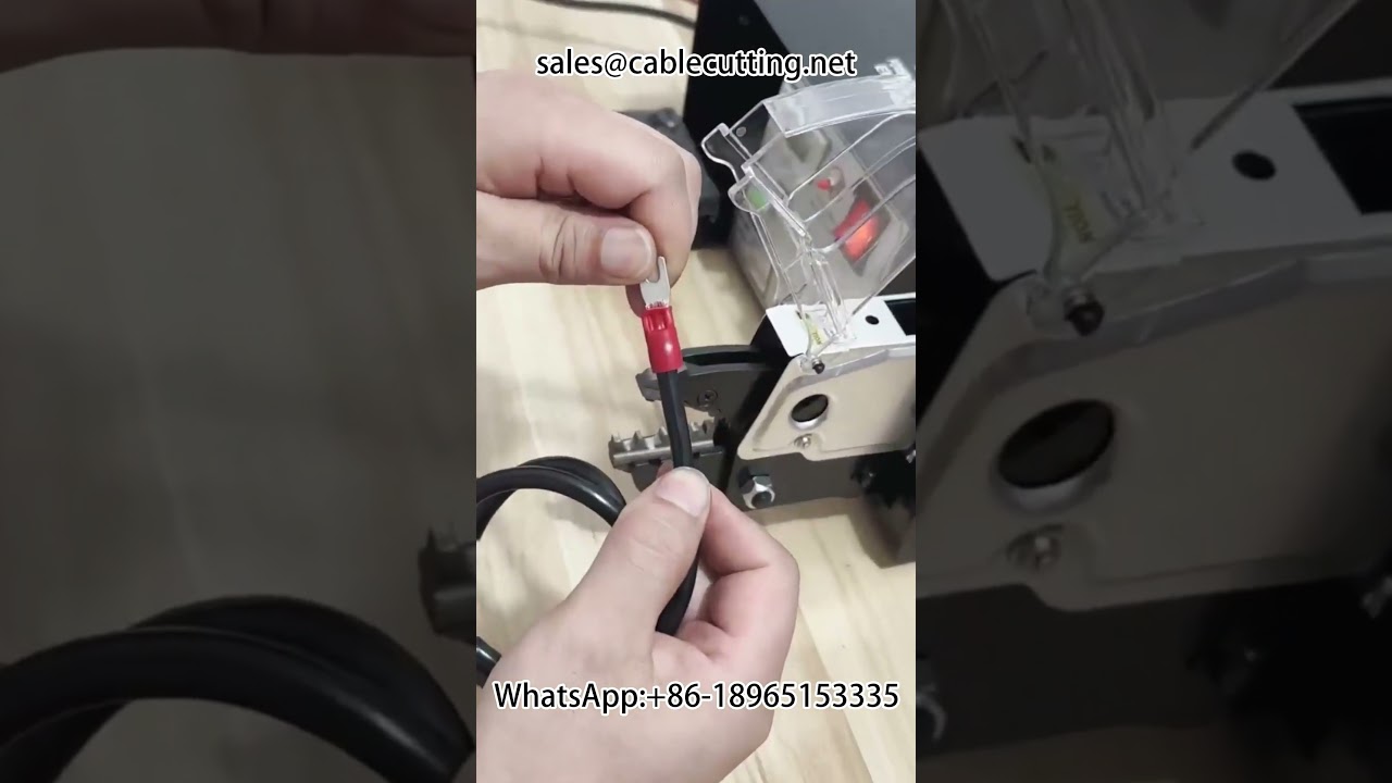 Electric Terminal Crimping Machine for RV-8-4 Wire Connectors