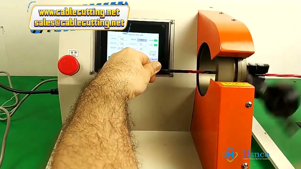 Wire Cable Taping Machine for PVC Tape Point Winding and Spot Wrapping