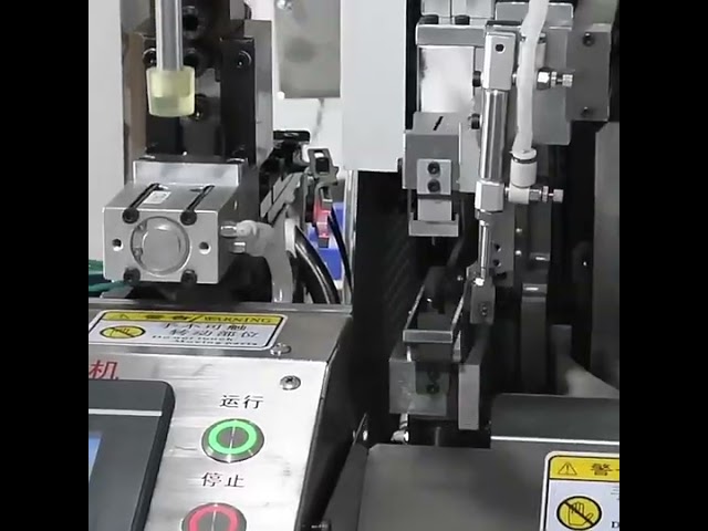 Fully Automatic Single Head Crimping & Tinning Machine for Waterproof Plug Dip Tinning