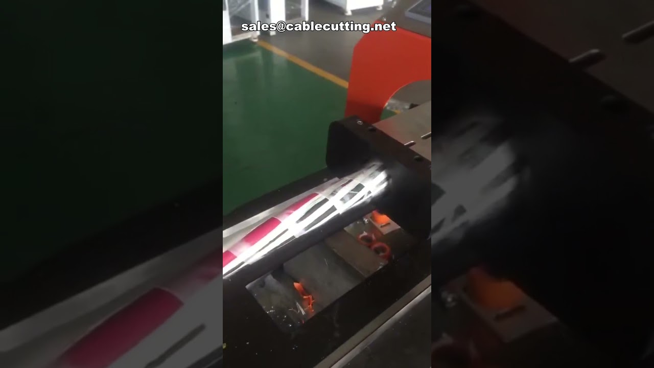 Precision Coaxial Semi-Stripping and Strip Cutting Machine