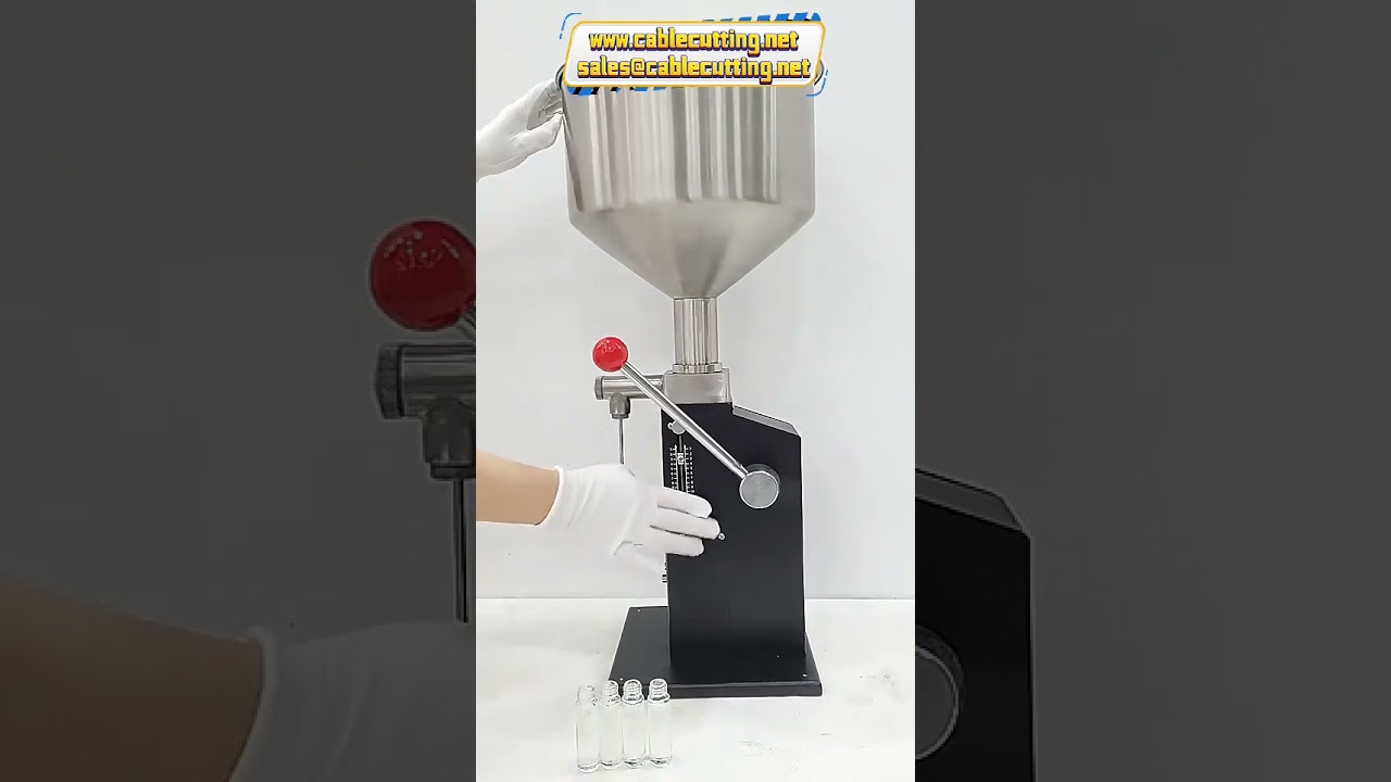 A-03 Manual Quantitative Filling Machine for Lip Gloss, Lotion, and Cosmetic Jars