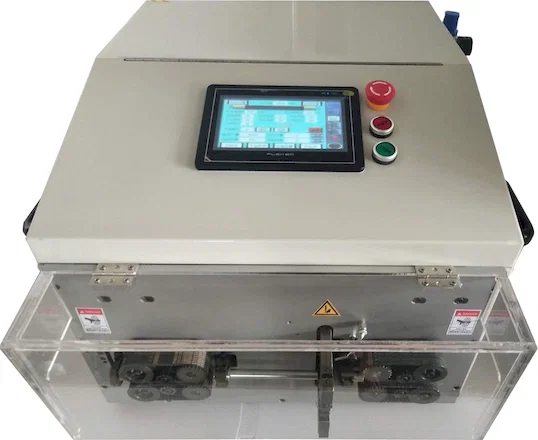 Станок для резки и зачистки круглого кабеля с двойной оболочкой WPM-YHT2 - Автоматическая машина для зачистки проводов