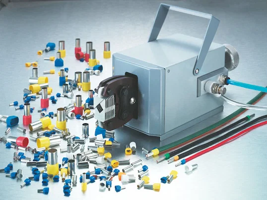 Пневматический станок для обжима наконечников 6-4 - Полуавтоматическая обжимная машина